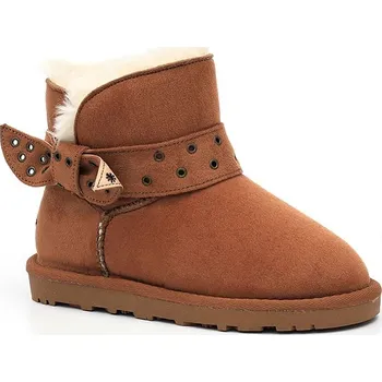 Dívčí kozačky ISLAND BOOT Hellbraun 2178713 35