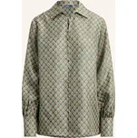 Polo Ralph Lauren Dámská Hedvábná Košile, tmavě zelená /...