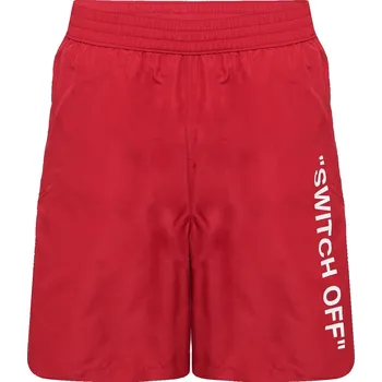Pánské plavky Plavky OFF WHITE Red - White 8093356 S