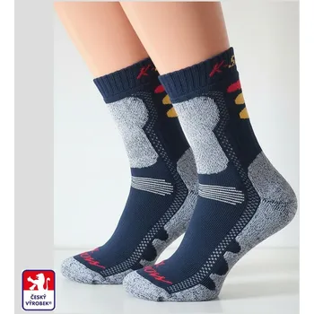 Pánské termo ponožky Ponožky froté Trek THERMO 48-49 Modrá