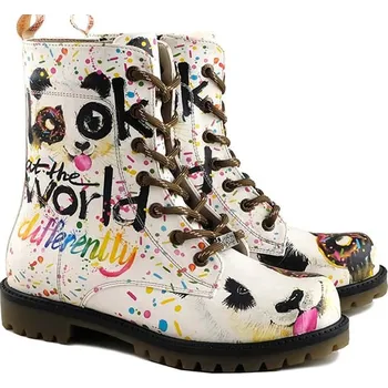 Dámské kozačky Boty Goby Weiß/ Bunt 2716020 36