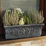 Roto květináč PLANIKA L- šedá /490 x 220 x 180 mm