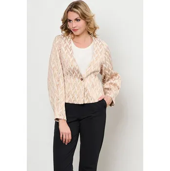 Dámská vesta Bunda &Co Woman Beige 6614585 XXL