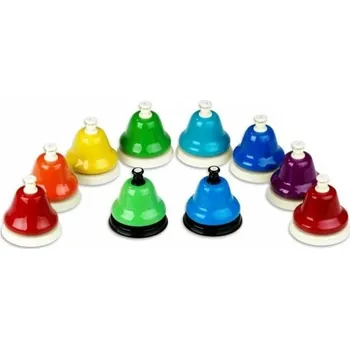 Hudební nástroj pro děti Betzold 822 Zvonkohra - zvonečky barva pestrá
