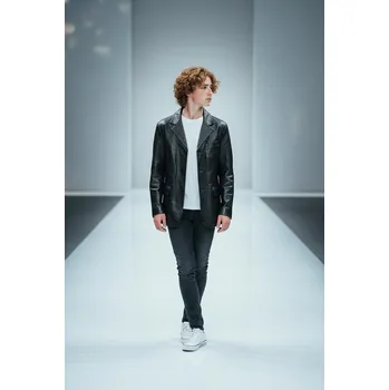 Pánská casual bunda Snaha Jihlava Pánský kožich z pravé kůže velikost 56 Nové