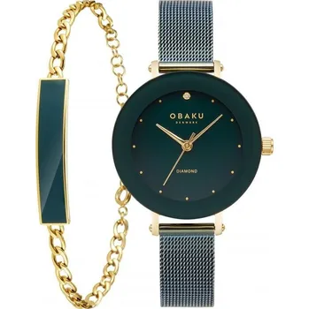 Hodinky Hodinky dámské Obaku Classic SET V299LXGEME-EJBGE