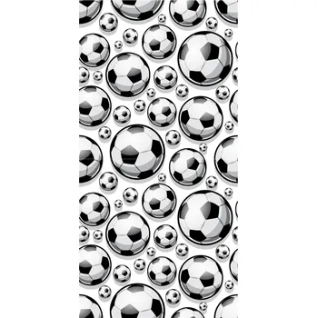 Jedlá dekorace na dort Jedlý tisk – Fotbalový mix: Černobílá dynamika A4 Jedlý papír