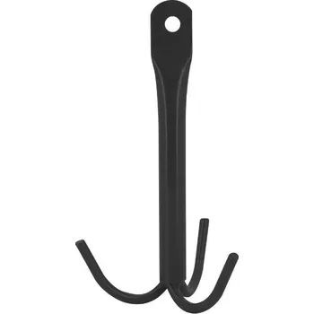 Síť na seno Závěsný hák na uzdečky HIPPOTONIC 3-Prong černý