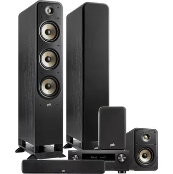 Domácí kino Denon AVC-X3800H + Polk Audio ES60/ES15/ES35C Domácí kino 5.0, Bílá