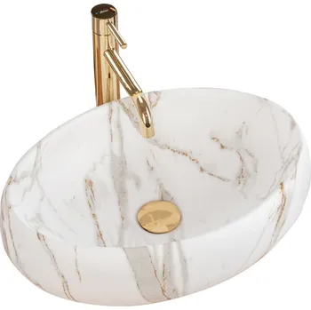 Umyvadlo Rea Umyvadlo na desku LINDA - matná láva