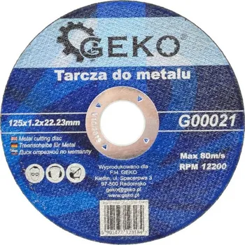 Řezný kotouč ProfiGaráž Řezný kotouč na železo 125x1,2mm G00021 50ks