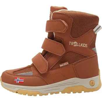 Dívčí kozačky Boty Trollkids Braun 6146555 38