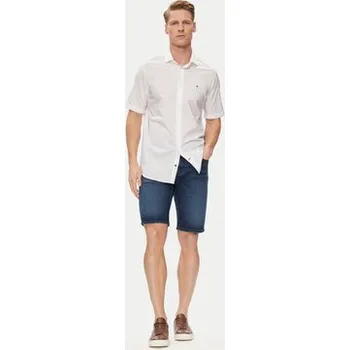 Pánské kraťasy Tommy Hilfiger Džínové šortky Brooklyn MW0MW35176 Tmavomodrá Straight Fit 30