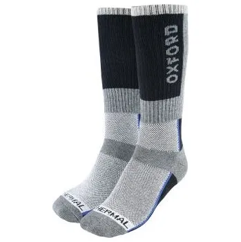 Pánská móda Ponožky Oxford OxSocks Thermal Regular šedé/černé/modré Velikost L (44-49)