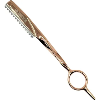 Efilační břitva na seřezávání vlasů MR. MUSTACHE Styling&nbsp;razor Rose gold