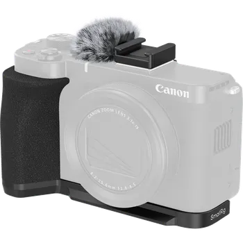 Stabilizátor pro fotoaparát a videokameru SMALLRIG 5808 L-Shaped Mount Plate with Handle for Canon PowerShot V1 (Black)