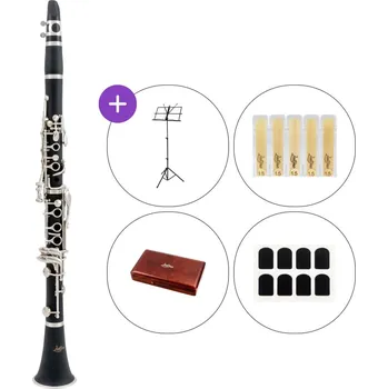 Klarinet Latone LCL 700 SET Ebony Silver Bb Klarinet