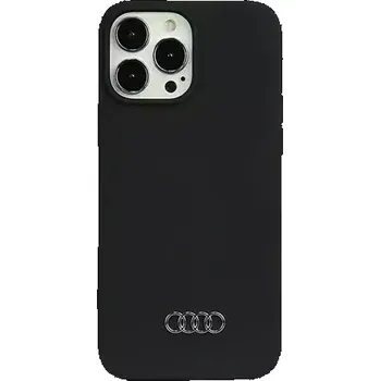 Pouzdro na mobilní telefon Audi Silicone Zadní Kryt pro Apple iPhone 13 Pro Max černá (57983118183)