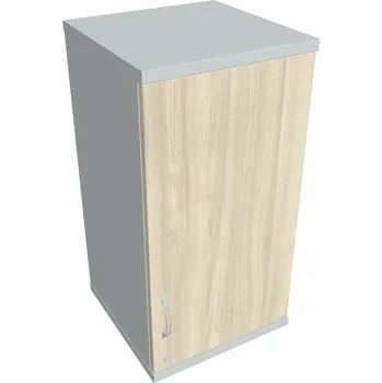 Policová skříň Skříň dveřová SZ 2 40 01 P H (Pravá, horní) Zámek jednoduchý - AKÁT , ŠEDÁ