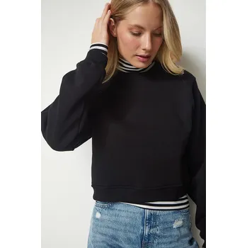 Dámská mikina Mikina Happiness Istanbul Schwarz 7115952 36