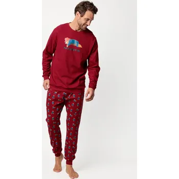 Pánské pyžamo Paddington Bordeaux 3303452 L