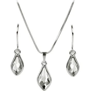 Náušnice Levien Nadčasová sada náušnic a náhrdelníku Flame Crystal + 2 měsíce na vrácení zboží