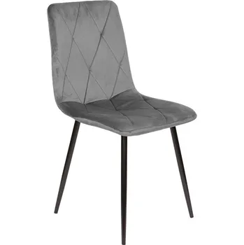 Jídelní židle Luxusní židle NAOMI s velvet potahem a černou kovovou podnoží Stima naomi velvet černý