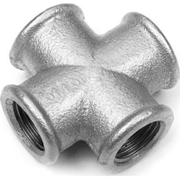 Fitinka Pozink kříž 180 - 5/4"