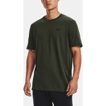 Pánské tričko Under Armour Pánské tričko UA Left Chest Lockup Tee 1370951-310 Zelená SM