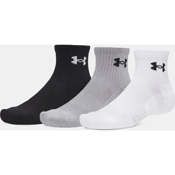 Pánské oblečení Under Armour Unisexové ponožky UA Performance Cotton 6009686-101 Bílá SM