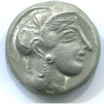 ŘECKO. Athény. Tetradrachma. 480-450 př.n.l. REPLIKA.