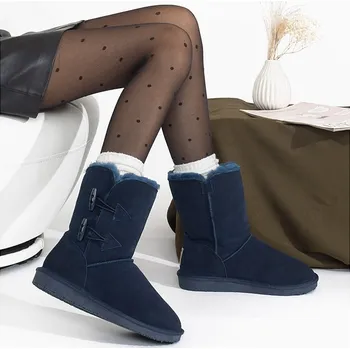 Dámská zimní obuv Kozačky Gooce Dunkelblau 5730492 36