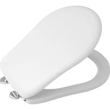 KERASAN RETRO WC sedátko Soft Close, bílá/chrom
