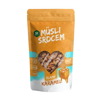 Topnatur Müsli srdcem 350g slaný karamel