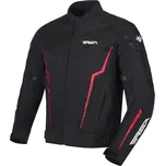 Bunda na motorku RSA Bolt černo-bílo-červená 5XL