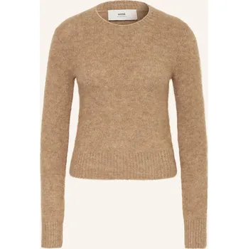 Dámský svetr Ami Paris Dámský Svetr S Merino Vlnou A Alpakou, 280 camel, 34