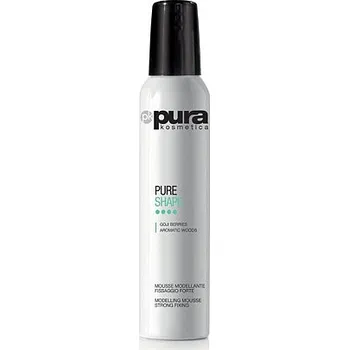 Stylingový přípravek Pura Kosmetica Pure Shape Mousse modelační pěna 300ml Modelační pěna pro objem a definici • tvar, textura & kontrola