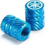 YAMAHA Hliníková čepička ventilku se vzorem šroubovice - sada Barva: Modrá