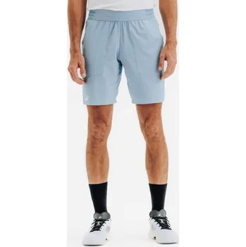Pánské kraťasy KUIKMA Pánské kraťasy na padel prodyšné Dry+ 2XL MODRÁ|ŠEDÁ