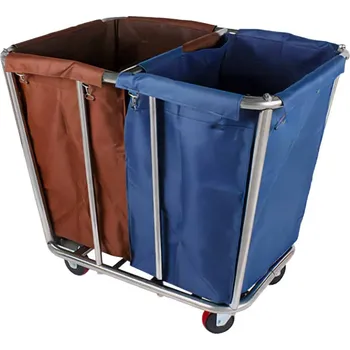 Úklidový vozík Hotelový vozík na prádlo - delený | Gastrokitchen