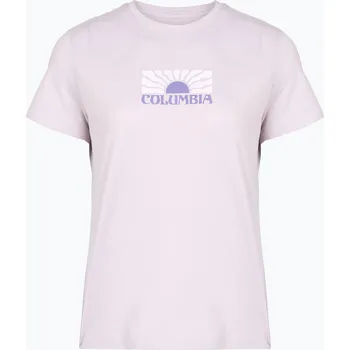 Dámské tričko Dámské tričko Columbia Ruby Springs Graphic Fitted lavender pearl/brandrise
