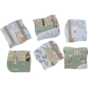 Dětský bazének Little dutch Puzzle pěnové do koupele Forest Friends