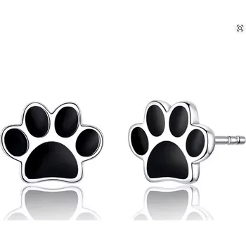 Náušnice Prosperk Náušnice černé tlapky