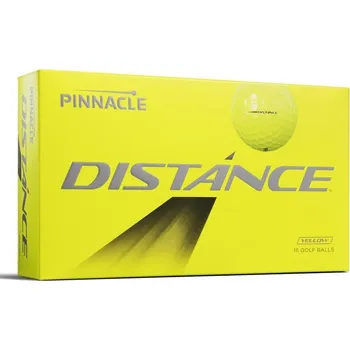 Golfový míček Pinnacle Distance golfové míčky, žluté, 15ks