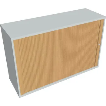 Koupelnový nábytek Skříňka žaluziová SZ 2 120 01 L (Levá) Zamykací - BUK , ŠEDÁ