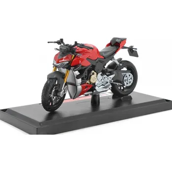 autíčko Ducati Super Naked V4 S 1:18 - Maisto Ducati Super Naked V4-S - model motorky 1/8
