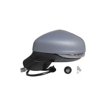 Auto zrcátko Levé zpětné zrcátko FORD FIESTA | 2017 a výše | elektrické, elektricky sklápěné, asistent změny pruhu, vyhřívané, pro lak | SRL