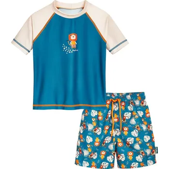 Chlapecké plavky Playshoes Blau/ Creme/ Bunt 2682170 98/104