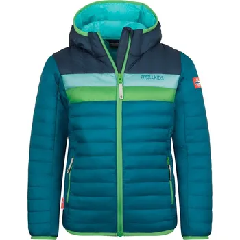 Dívčí bunda Trollkids Blau/ Grün 3118048 152