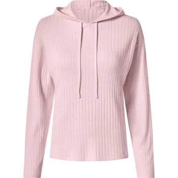 Dámská mikina esmara® Dámská pletená žebrovaná mikina (růžová, XS (32/34))